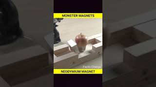 It is the strongest magnet 🧲 in the world - Neodymium Magnet #shorts #magnet