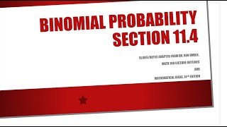 11 4 Binomial Probability