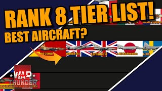 War Thunder RANK 8 AIRCRAFT TIER LIST! After the SKY GUARDIANS update!