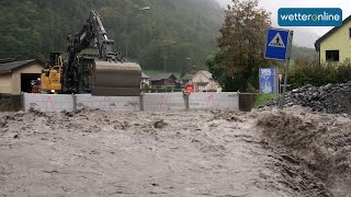 Hochwasser in der Schweiz (03.10.2020)