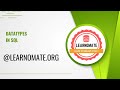 Datatypes in SQL | Learnomate Technologies