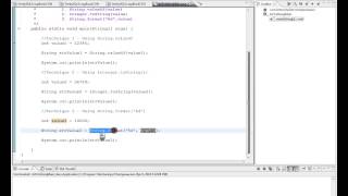 HOW TO CONVERT FROM INTEGER TO STRING JAVA