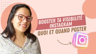 Quoi et quand poster sur Instagram (pour les entrepreneures chrétiennes)