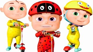 Five Little Babies Riding Scooters | Five Little Babies Collection | Zool Babies Fun Songs