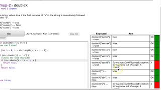 Codingbat - doubleX (Java)