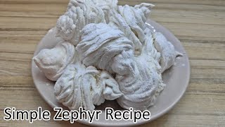 Marshmallow Zephir - Russian Zephyr Simple recipe [I cook it every day]