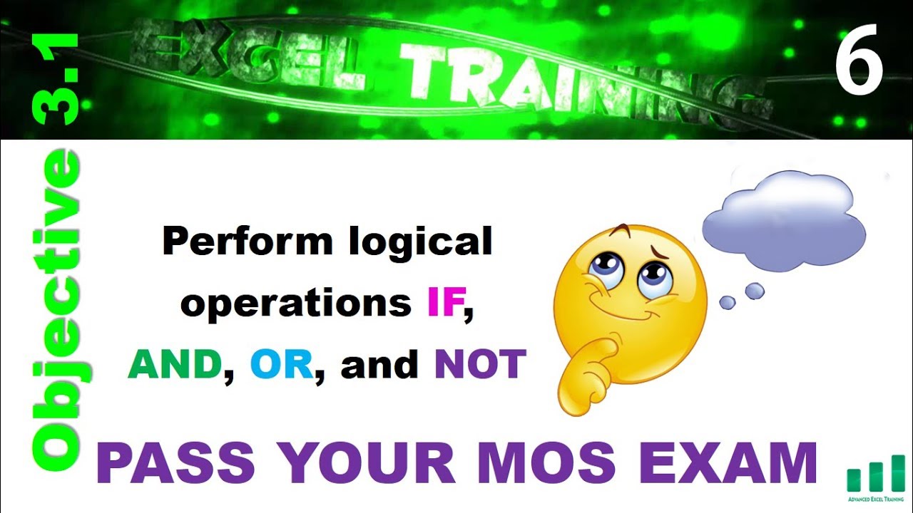 6. Excel IF, AND, OR And NOT Functions - Applying Functions And ...