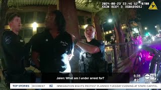 New video shows Chicago police officer arrested for squealing tires by Tempe PD