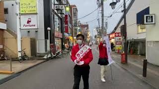 10/31告示日　お花茶屋駅前商店街1