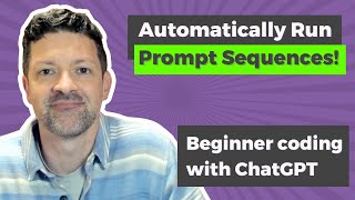 Automated Prompt Chaining with ChatGPT! 🤖 - [Beginner Coding Tutorial]