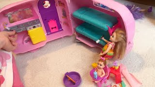 EĞİTİCİ VİDEO!ECE CHELSEA KARAVANINDA EVCİLİK OYNUYOR! #kızoyunları #funny #barbietoys #evcilikoyunu