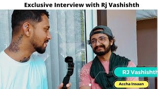 Exclusive Interview with RJ Vashishth  | Ronak Gajjar