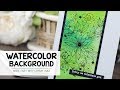 Easy Watercolor Backgrounds using Spray Inks