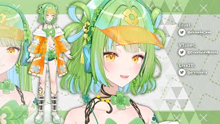 The Luckiest 🍀 VTuber Rig 【Live2D Showcase】