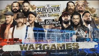 WWE Survivor Series WarGames 2022 Full and Official Match Card