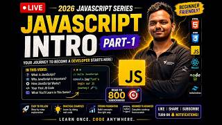 🔥 JavaScript Introduction Part 1 | What is JavaScript? Why Learn JS in 2026?#javascript #coding#web