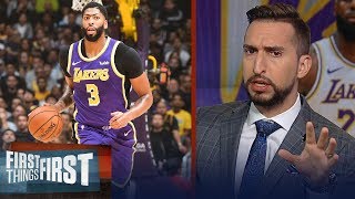 Lakers & LeBron need fully functional Anthony Davis to win a title — Nick | NBA | FIRST THINGS FIRST