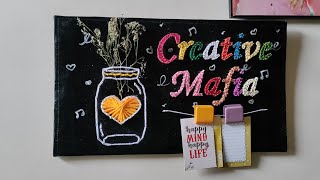 Diy wall decor | cardboard craft