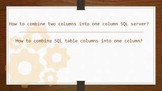 How to combine two columns into one column SQL server?