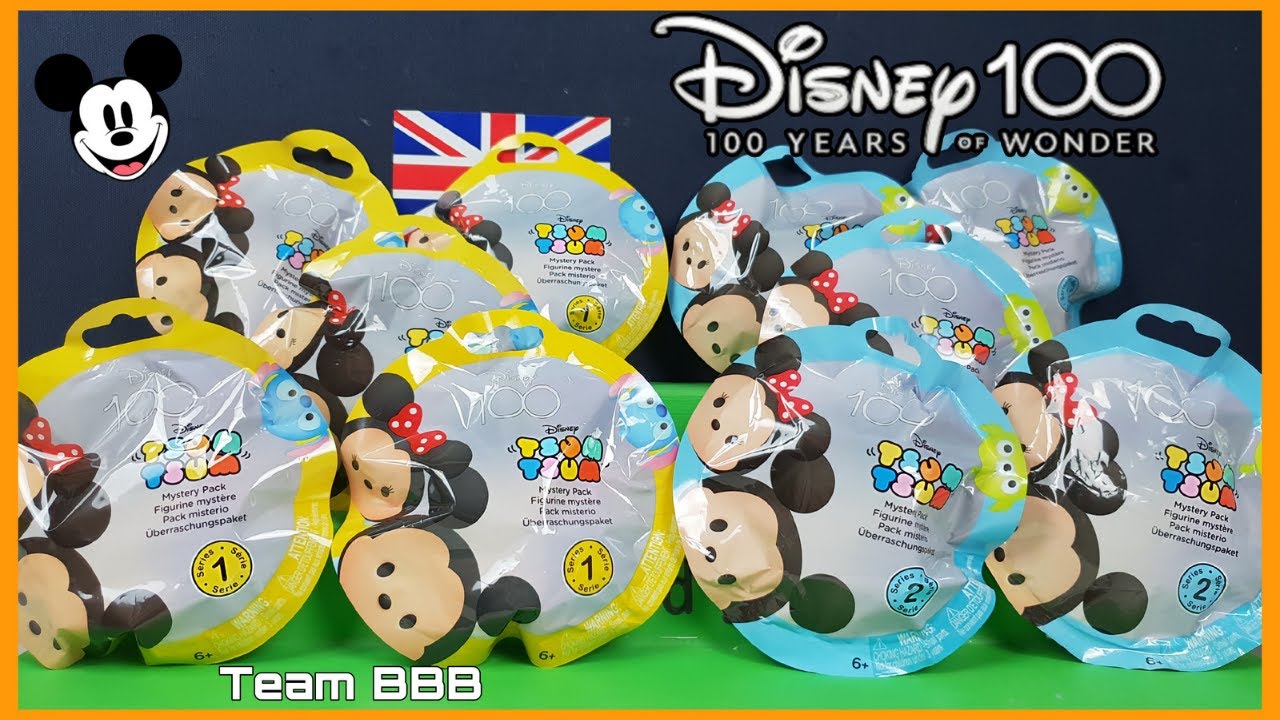 NEW! DISNEY 100 TSUM TSUM BLIND BAGS! Series 1 And Series 2 Unboxing ...