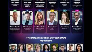 Data Innovation Summit 2026 - Speaker Lineup