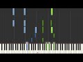 aga 江海迦 《若》 鋼琴伴奏 instrumental piano tutorial synthesia