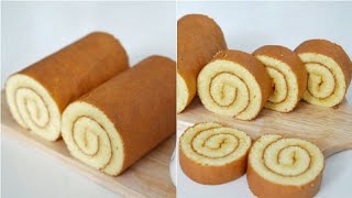 김밥만 말지마시고 맛있는 롤케이크도 돌돌 말아보자구요🤍 /롤케이크 만들기/Simple recipe for swiss roll cake/4K