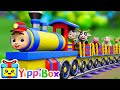 Choo Choo Train Song (Animal Version) | TRAIN SONG for KIDS | YippiBox Nursery Rhymes