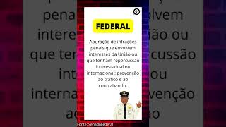 VOCÊ SABE O QUE CADA POLICIAL FAZ? Militar, civil, federal e municipal #Shorts