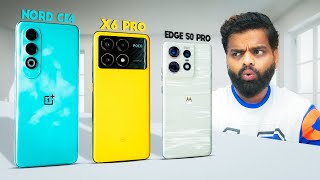 OnePlus Nord CE 4 vs Moto Edge 50 Pro - Which One is Best ???