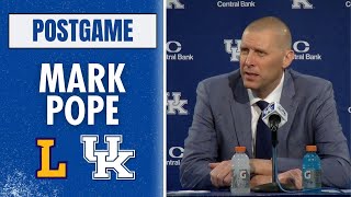 Mark Pope recaps Kentucky's win over Lipscomb