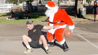 Mr. & Mrs. Claus Break Ankles and EXPOSE hoopers 2v2