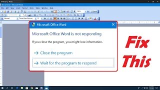 How to Fix Microsoft office Not Responding Error in Windows 11/10