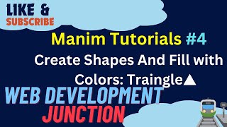 Manim Tutorial #4: Drawing and Animating Triangles with Python Code | Learn Animation Basics!