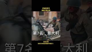 二战时期，各国“参战人数”排名！#shorts