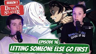 TANJIRO VS MOTHER! | Demon Slayer Wife Reaction | Ep 16, “Letting Someone Else Go First”