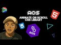 Animate On Scroll Library  - Freestyle Coding