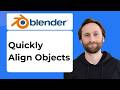 How to Quickly Align Objects in Blender [2026 Guide]