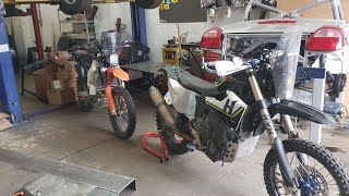 Tenere rally racer vs ktm 690 part 2