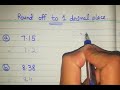 round off to 1 decimal place 7.15 and 8.38 round off to 1 decimal place maths math decimal