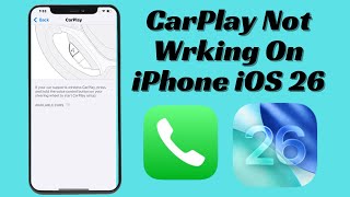 How to Fix Apple CarPlay Not Working iOS 26 | Fix iPhone Not Connecting CarPlay.
