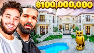 Adin Ross Visits DRAKE'S $100,000,000 Mega Mansion