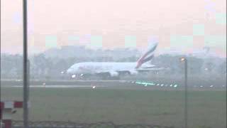 Emirates A380 at Delhi Airport