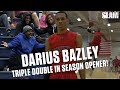 Five-Star Darius Bazley GOES OFF for TRIPLE DOUBLE! Syracuse Commit!