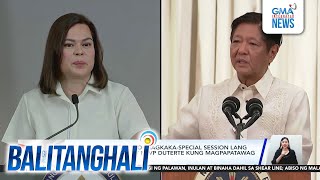 Senate Pres. Escudero - Magkaka-special session lang para sa impeachment ni VP... | Balitanghali