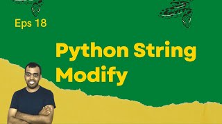 Python String Modify #18 #LingarajTechhub