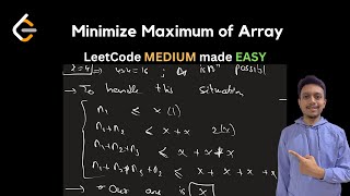 2439. Minimize Maximum of Array | LeetCode Daily Challenge | LeetCode POTD