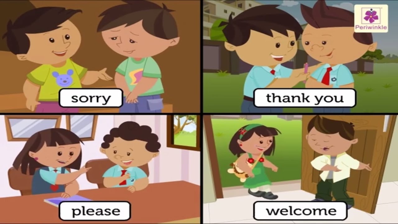 Learn Good Manners For Kids | Sorry, Please, Thank You - The Magic ...