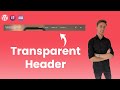 How To Create A Transparent Header In WordPress with Elementor