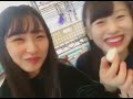 hkt48 松本日向 小田彩加 音入る？クチャクチャ 2017 10 25